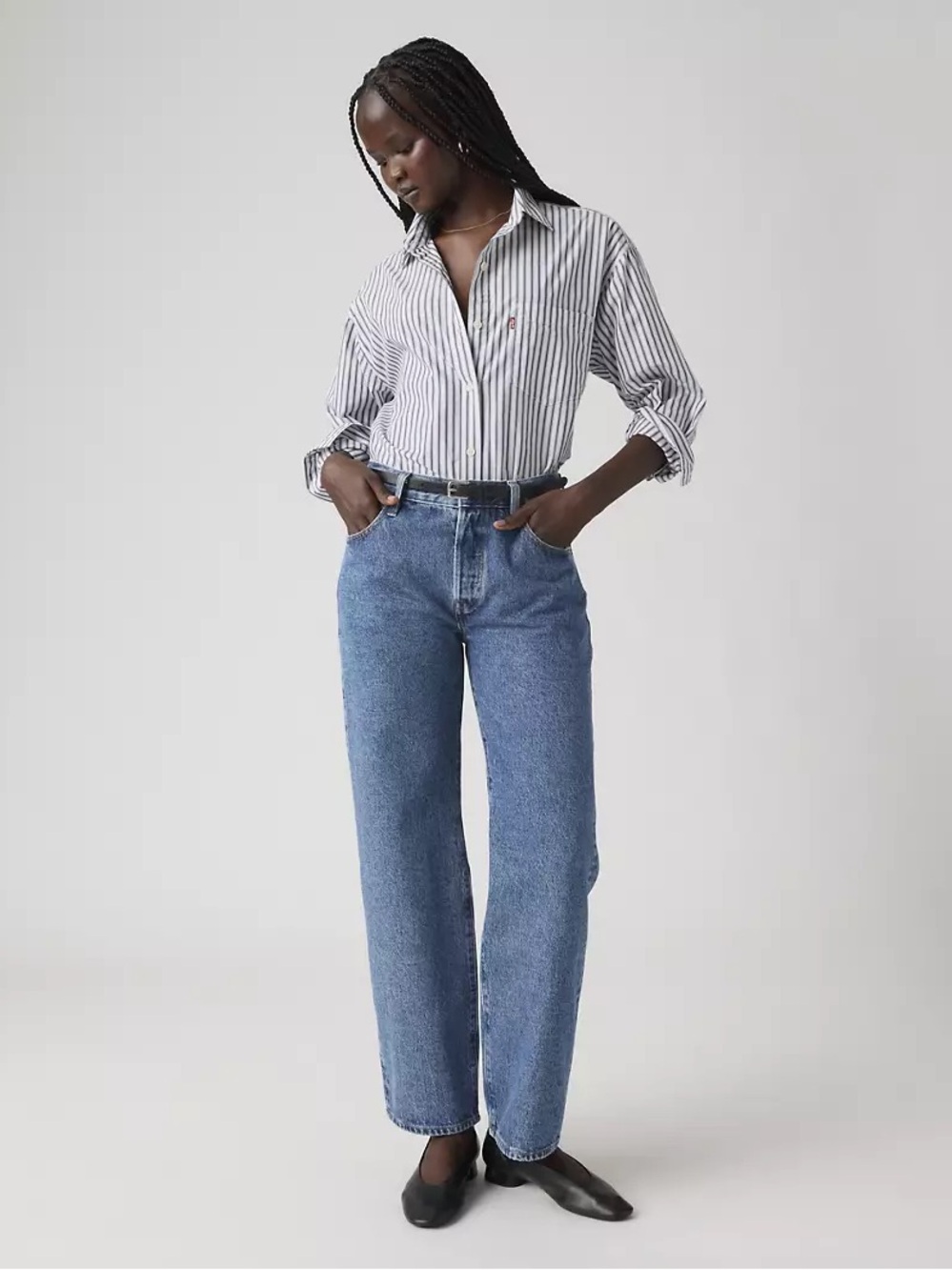 Levi's 501 Light Wash Straight Leg Jeans
